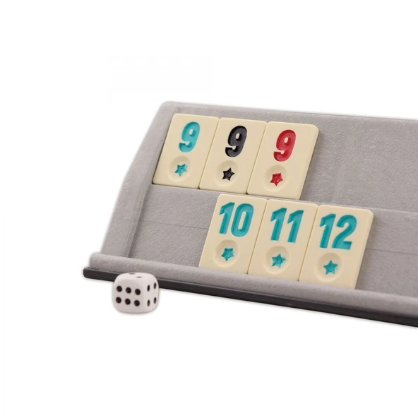1010129 Flash Plastik Okey Takımı ,Star okey - Resim 3