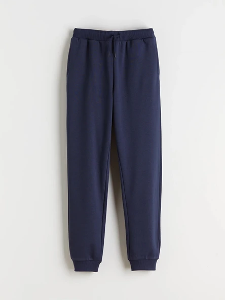 LCW Kids Lacivert Beli Lastikli Kız Çocuk Jogger Eşofman Alt ürün görseli 1