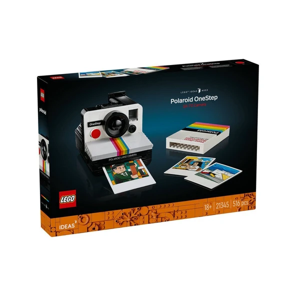 21345 Lego ideas Polaroid OneStep SX-70 Kamera 516 parça +18 yaş ürün görseli 1
