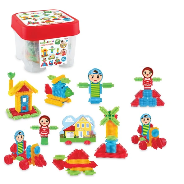 03316 KAKTÜS BLOKLAR KOCA 80PCS ürün görseli 1