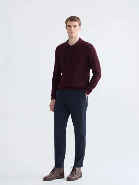 SOUTHBLUE Lacivert Standart Kalıp Gabardin Erkek Pantolon ürün görseli 1
