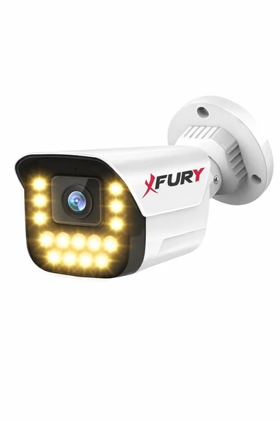 FURY 15 Warm LED Gece Renkli Görüntü Güvenlik Kamerası (Dış Mekan Su Geçirmez) ürün görseli 1