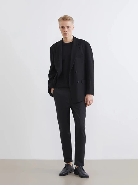 LCW Vision Siyah Slim Fit Erkek Pantolon ürün görseli 1