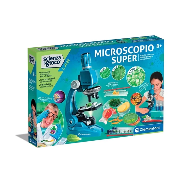 64473 Bilim ve Oyun - Süper Mikroskop +8 yaş ürün görseli 1