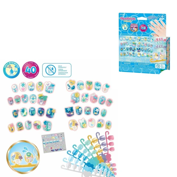 35060 AquaBeads Sihirli Atlar ve Yıldızlar - Yedek Tırnak Paketi +4 yaş ürün görseli 1