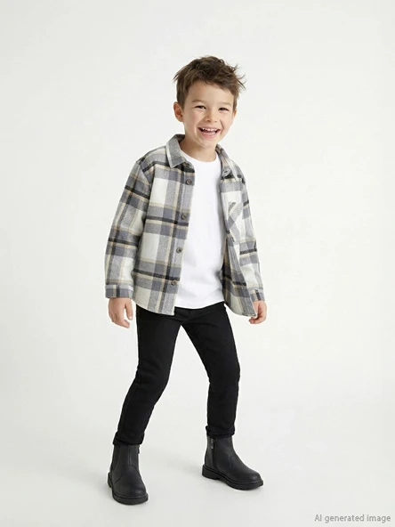 LCW Kids Siyah Basic Gabardin Erkek Çocuk Pantolon ürün görseli 1