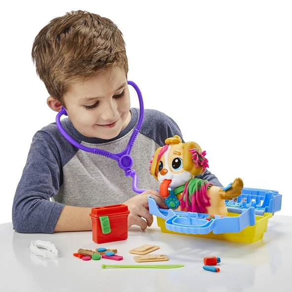 F3639 Play-Doh Veteriner Seti +3 yaş - Resim 8