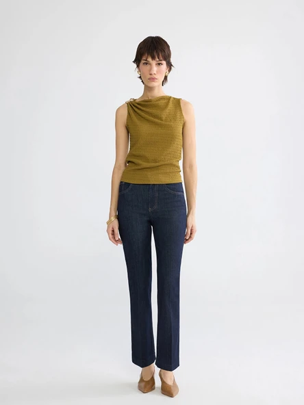 LCW Jeans İndigo Flare Kadın Jean Pantolon ürün görseli 1