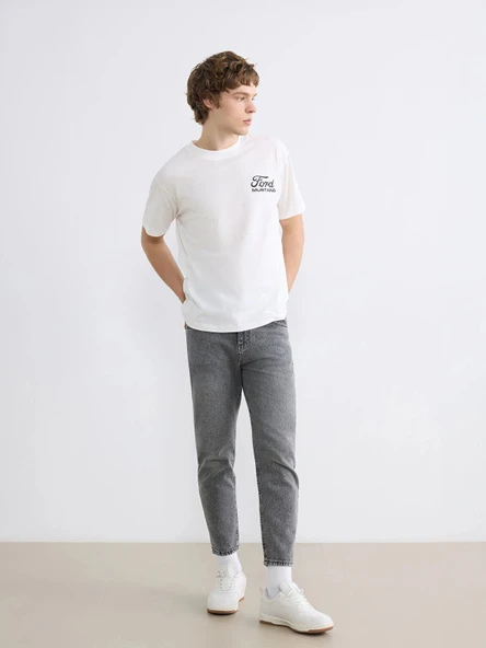 LCW Jeans Antrasit 710 Loose Fit Erkek Jean Pantolon ürün görseli 1