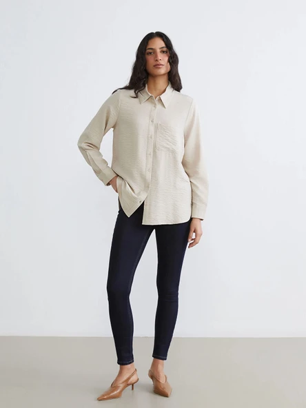 LCW Comfort İndigo Süper Skinny Fit Kadın Jean Pantolon ürün görseli 1