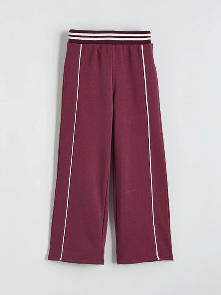 LCW Kids Mürdüm Beli Lastikli Kız Çocuk Eşofman Altı ürün görseli 1