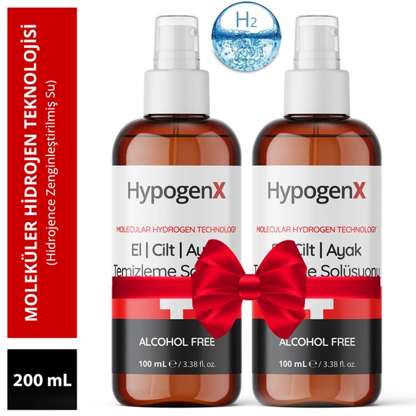 HypogenX El - Cilt - Ayak Temizleme Solüsyonu - 200 mL (Hipokloröz Asit Bazlı,Alkolsüz) ürün görseli 1