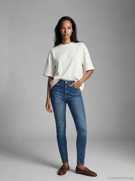 LCW Jeans İndigo Jüpiter Süper Skinny Fit Kadın Jean Pantolon ürün görseli 1
