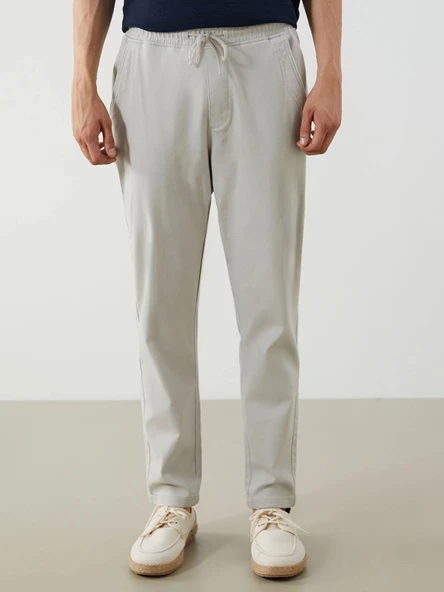 XSIDE Bej Slim Fit Erkek Pantolon - Resim 2