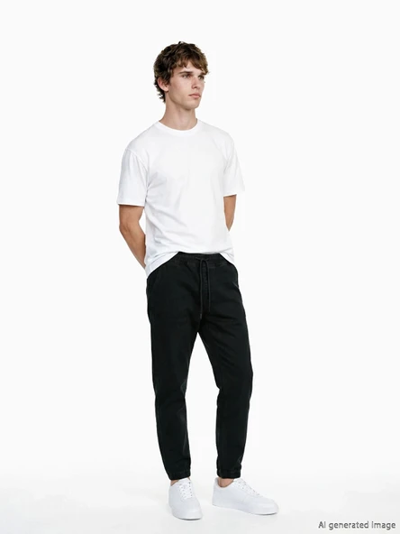 LCW Jeans Siyah 780 Jogger Erkek Jean Pantolon ürün görseli 1