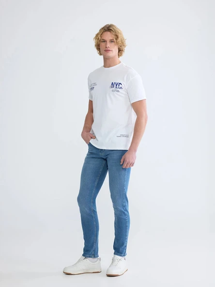 LCW Jeans İndigo 750 Slim Fit Erkek Jean Pantolon ürün görseli 1