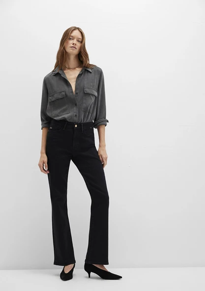 Mavi 101437-90855 Bliss Gold Premium Gri Smoke Jean Pantolon ürün görseli 1