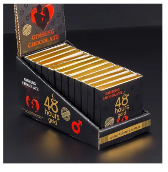 48 Hours Gold Ginseng Çikolata 12'li ürün görseli 1