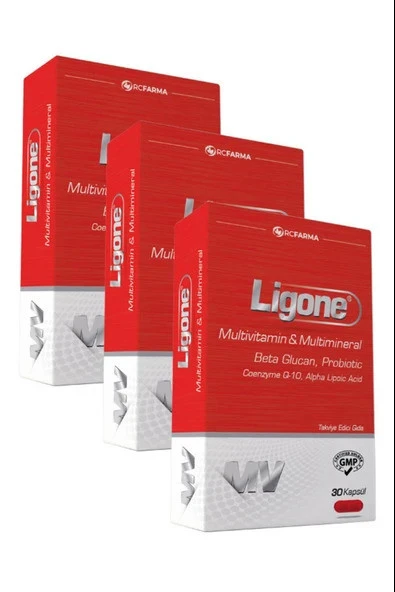 Ligone Multivitamin 30 Kapsül 3 Adet ürün görseli 1