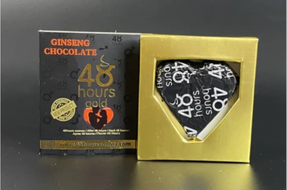 48 Hours Gold Ginseng Çikolata 12'li - Resim 4