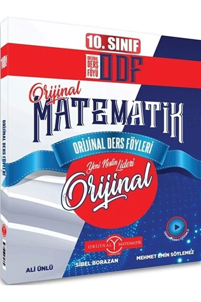 Orijinal 10. Sınıf Matematik Odf Orijinal Ders Föyleri ürün görseli 1