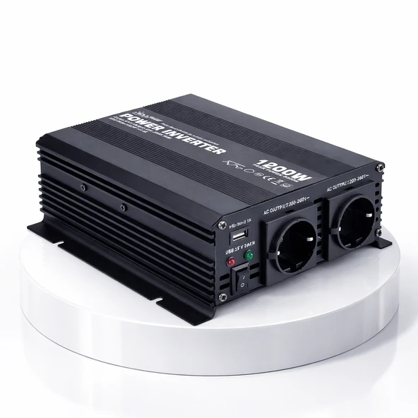 Max Modifiye Sinüs İnvertör 12V 1200W Modified Sine Wave Inverter (NM1.2K-212) ürün görseli 1