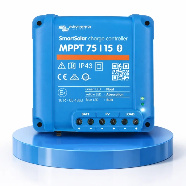 Victron Energy SmartSolar MPPT 75/15 Şarj Kontrol Cihazı (SCC075015060R) ürün görseli 1