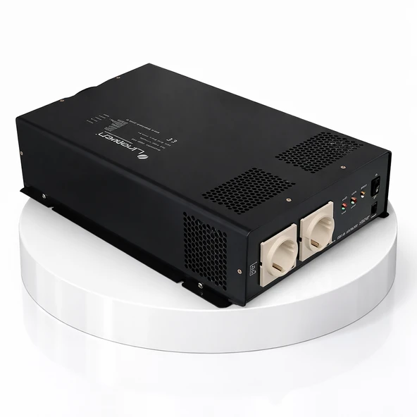 Linetech Tam Sinüs İnvertör 12V 2000W Pure Sine Wave Inverter (200S-12E) ürün görseli 1