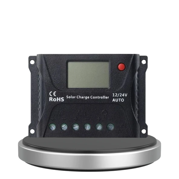 Max Solar Şarj Kontrol Cihazı 12/24V 10A PWM Charge Controller (HP2410) ürün görseli 1