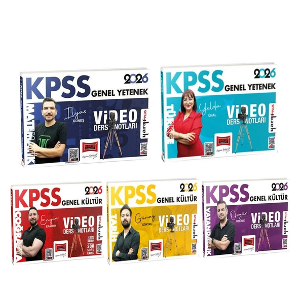 Yargı Yayınları 2026 KPSS Ders Notları Seti 5 Kitap ürün görseli 1