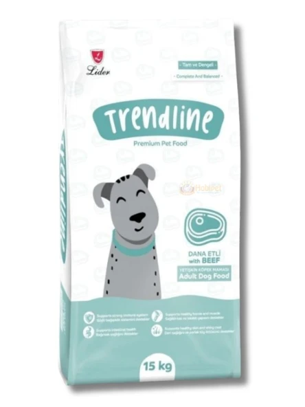 Trendline Dana Etli Yetişkin Köpek Maması 15 Kg - Dengeli Beslenme ve Sağlıklı Sindirim ürün görseli 1