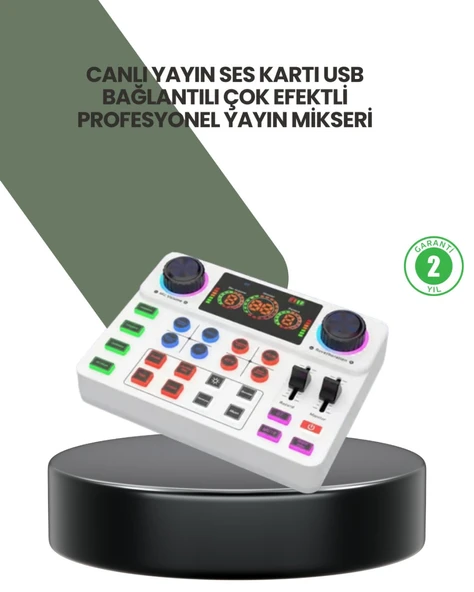 Podcast Karaoke ve Sosyal Medya Yayınları İçin Ses Kartı ürün görseli 1
