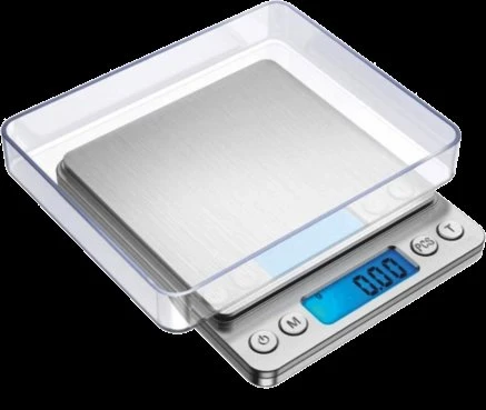 Crown Dijital Göstergeli Kare Mutfak Terazi (3 Kg/0.1) ürün görseli 1