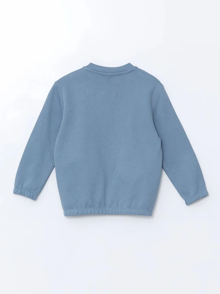 LCW Kids MAVİ Basic Erkek Çocuk Fermuarlı Sweatshirt - Resim 2