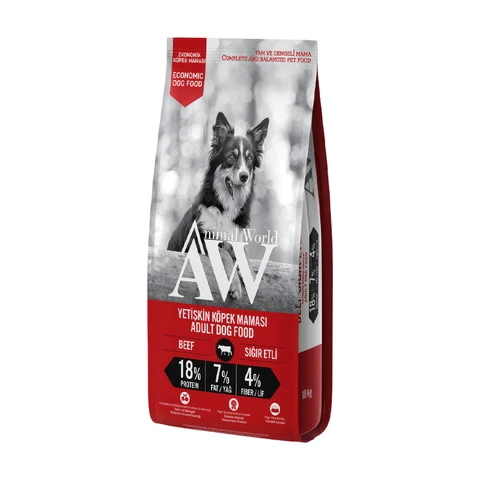 Animal World Economic Sığır Etli Yetişkin Köpek Maması 18 Kg ürün görseli 1