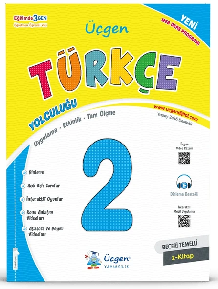 Üçgen 2026 2. Sınıf Beceri Temelli Türkçe Yolculuğu Güncel Müfredat ürün görseli 1