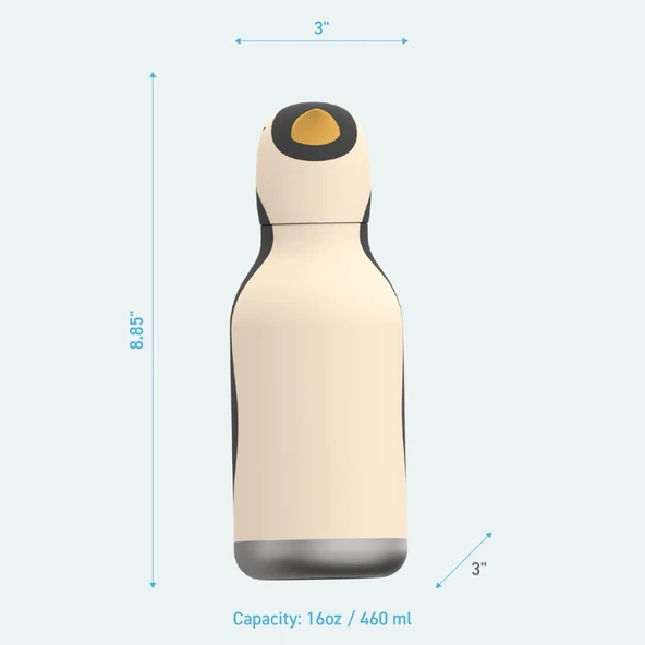 Asobu Bestie Bottle - Penguin - Resim 7