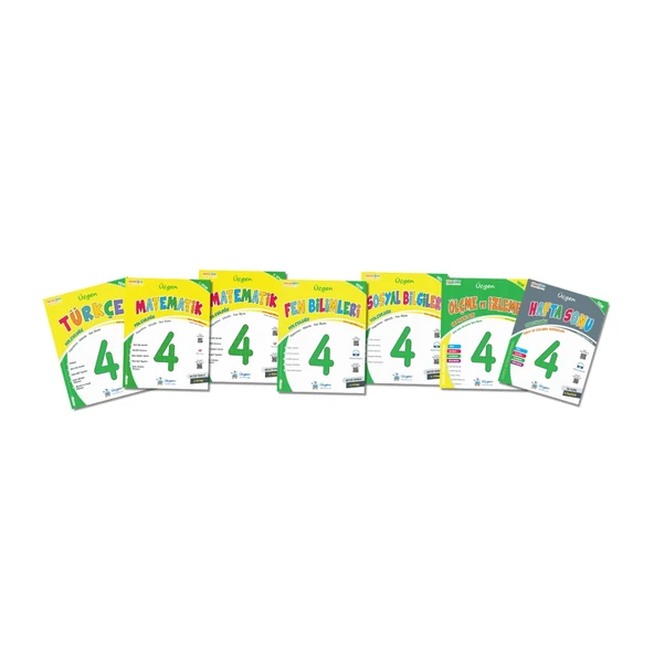 Üçgen 2025 4. Sınıf Beceri Temelli Hafta Sonu + Türkçe + Matematik 2 Kitap + Fen + Sosyal + Süreç Ölç. Ve Değ. 7 Kitap Set ürün görseli 1
