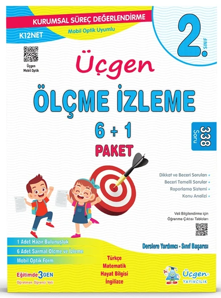 Üçgen 2026 2. Sınıf 7 Li Paket Deneme Mobil Optik Değerlendirmeli Güncel Müfredat ürün görseli 1