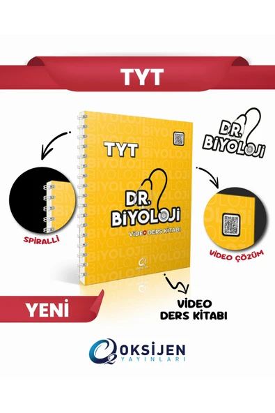 Dr. Biyoloji Tyt Video Ders Kitabı ürün görseli 1