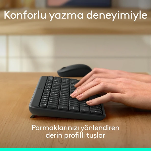Logitech K250 Kablosuz Bluetooth Klavye Siyah - Resim 3
