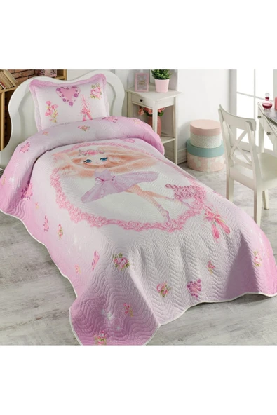 Sofline Tek Kişilik Kapitone Yatak Örtüsü - Dance Temalı (175 x 240cm) ürün görseli 1
