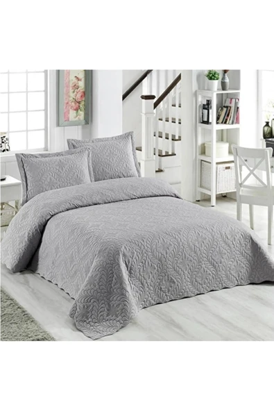 Sofline Çift Kişilik Düz Renk Kapitone Yatak Örtüsü, Sade ve Şık Görünüm (250 x 260cm) ürün görseli 1