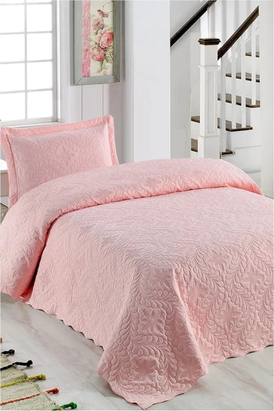 Sofline Tek Kişilik Düz Renk Kapitone Yatak Örtüsü, Sade ve Şık Görünüm (175 x 250cm) ürün görseli 1