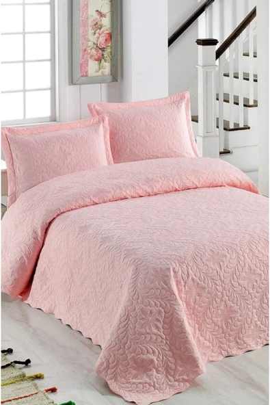Sofline Çift Kişilik Düz Renk Kapitone Yatak Örtüsü, Sade ve Şık Görünüm (250 x 260cm) ürün görseli 1