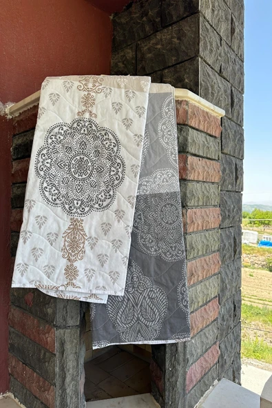 Sofline Tek Kişilik Çok Amaçlı Pike, Yazlık Pike, Desenli Pike, Yatak Örtüsü (155x220cm) ürün görseli 1