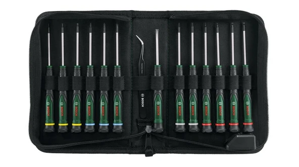 Bosch 15 Parçalı Hassas Tornavida Seti - Resim 2