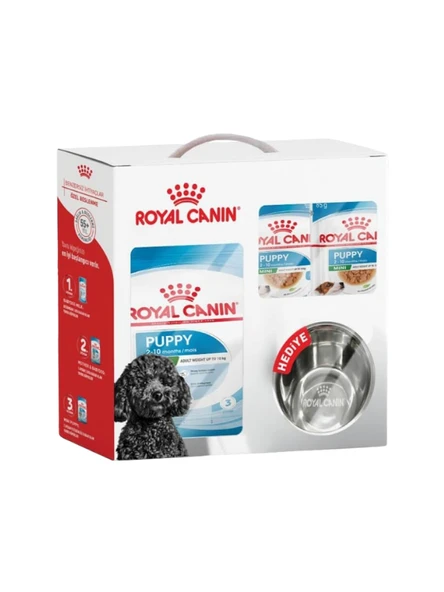 RYL CNN Mini Puppy Yavru Kuru Köpek Maması Set 2 Kg ürün görseli 1