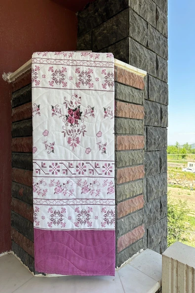 Sofline Çift Kişilik Çok Amaçlı Pike, Yazlık Pike, Desenli Pike, Yatak Örtüsü (195x220cm) ürün görseli 1