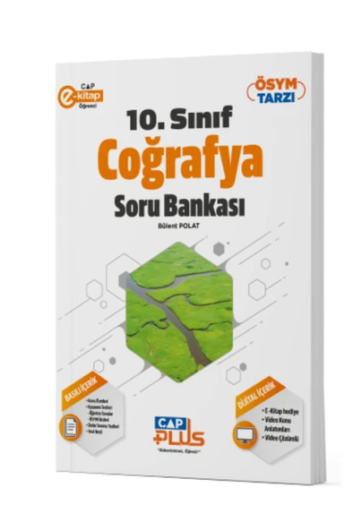 Çap 10. Sınıf Anadolu Coğrafya Soru Bankası 2024 ürün görseli 1